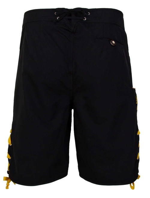 Chiemgauer-Stil: Bavarian trunks and leisure pants, black/yellow XL