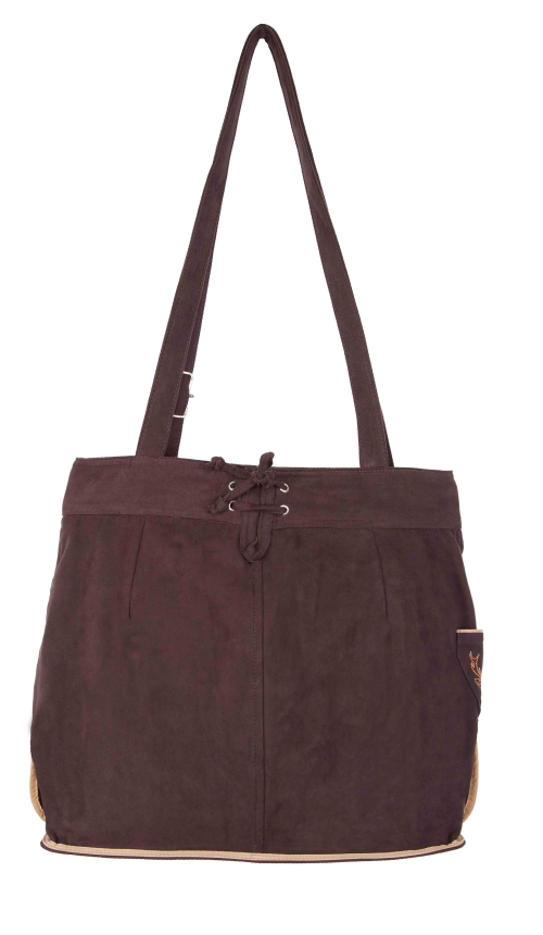 Ladies Trachten Bag brown/pink