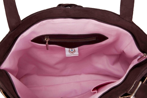 Ladies Trachten Bag brown/pink