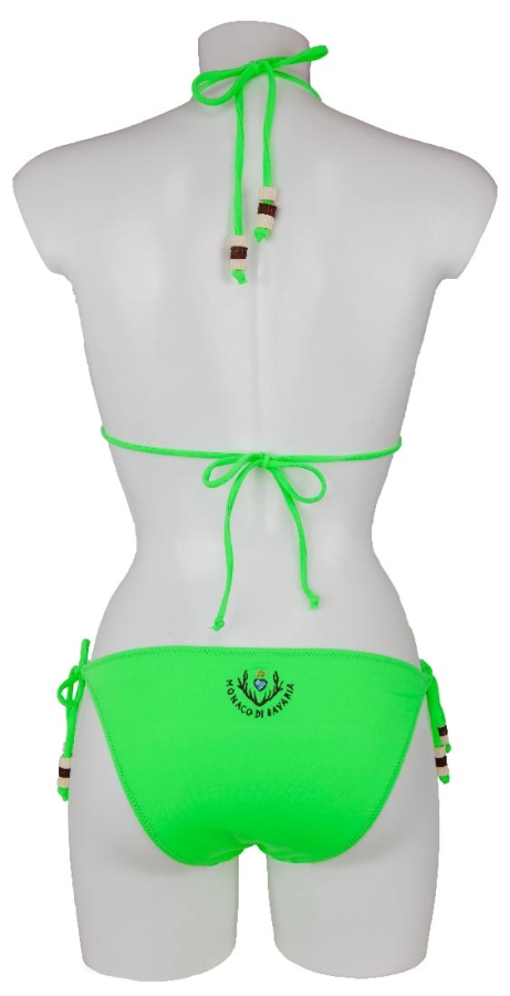 Bavarian Edelweiss neon yellow bikini