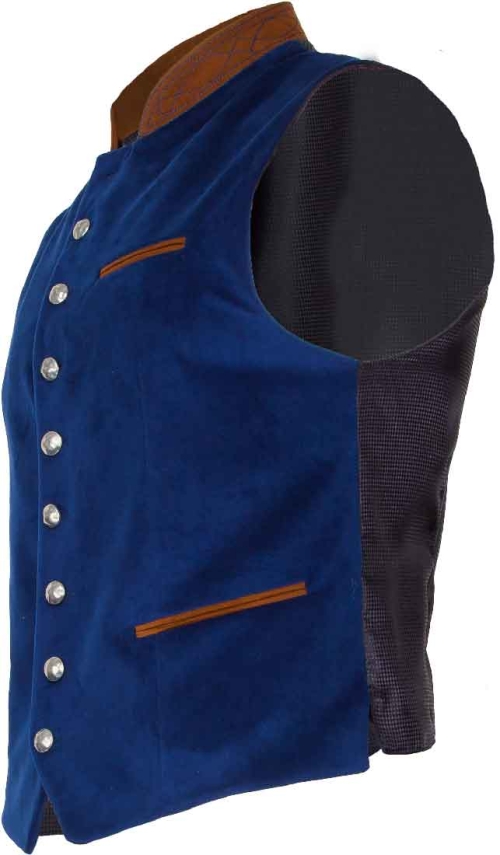 Bavarian Vest, blue