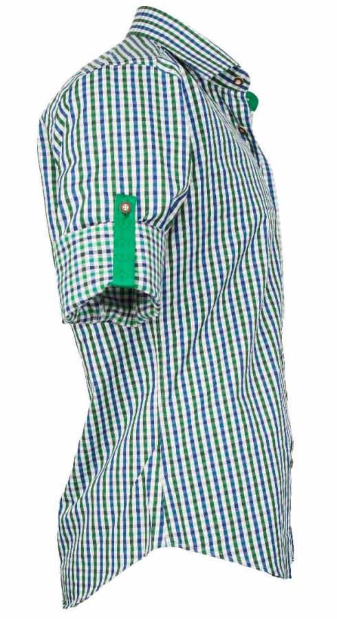 Trachten Shirt green, L