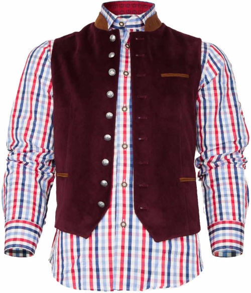 Bavarian Vest, red