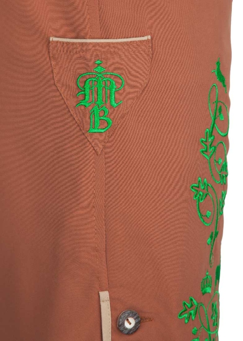The Traditional-Style: Bavarian trunks and leisure pants, brown