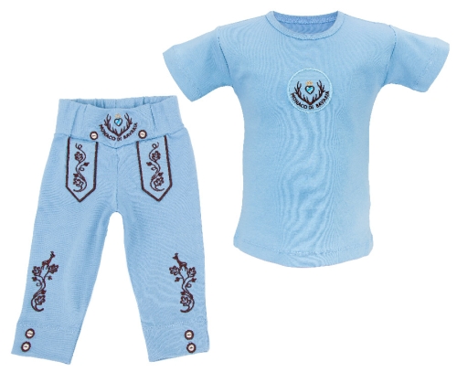 Bavarian Baby Set 2-piece, blue