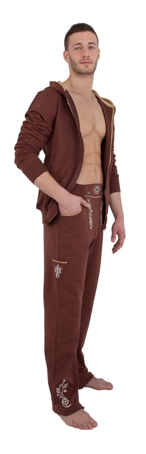 Men\'s 2-piece bavarian leisure suit, brown