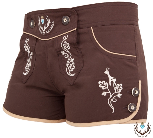 Ladies hotpants, brown XS