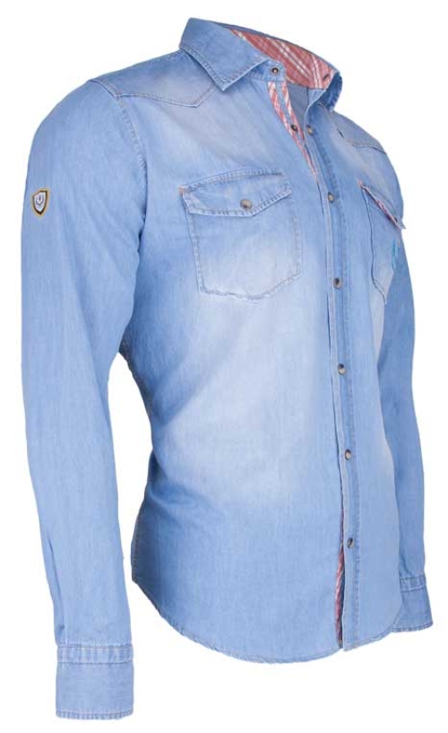 Denim shirt Monaco di Bavaria lightblue