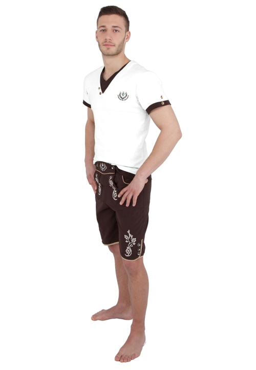 Bavarian trunks and leisure pants, brown S