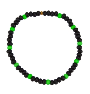 Damen Armband Handmade in Bayern neon schwarz / grün