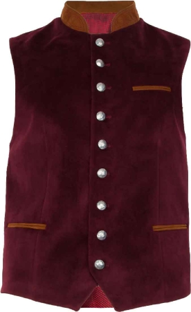 Bavarian Vest, red