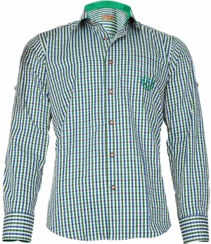 Trachten Shirt green, L