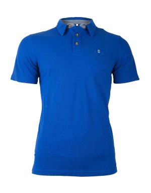 Herren Polo, königsblau XXL