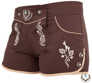 Damen-Hotpants,braun