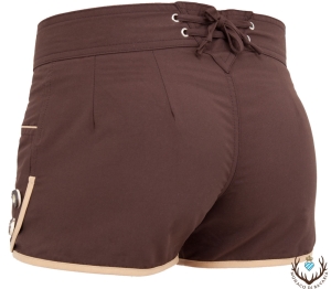 Ladies hotpants, brown XS