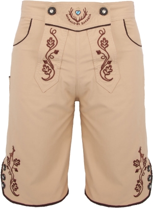 Die Krachlederne ~ Freizeitlederhose Herren, beige AKTION